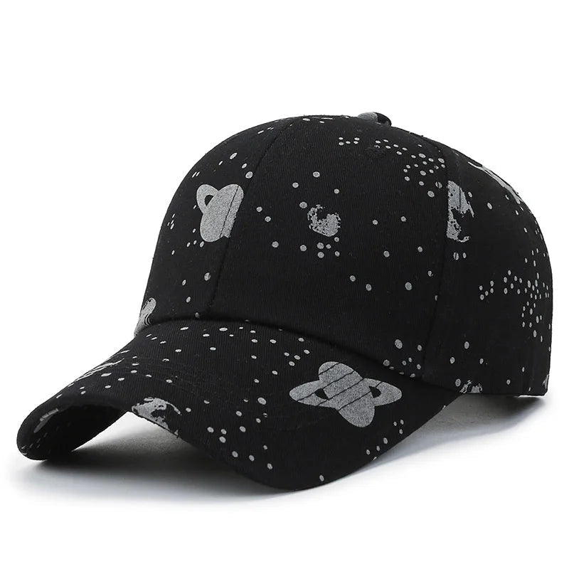 Fashion Women Men Print Baseball Caps Male Lady Outdoor Spring Summer Snapback Hat Graffiti Hip Hop Fitted Cap Hat For Women Men - Kenner House Emporium