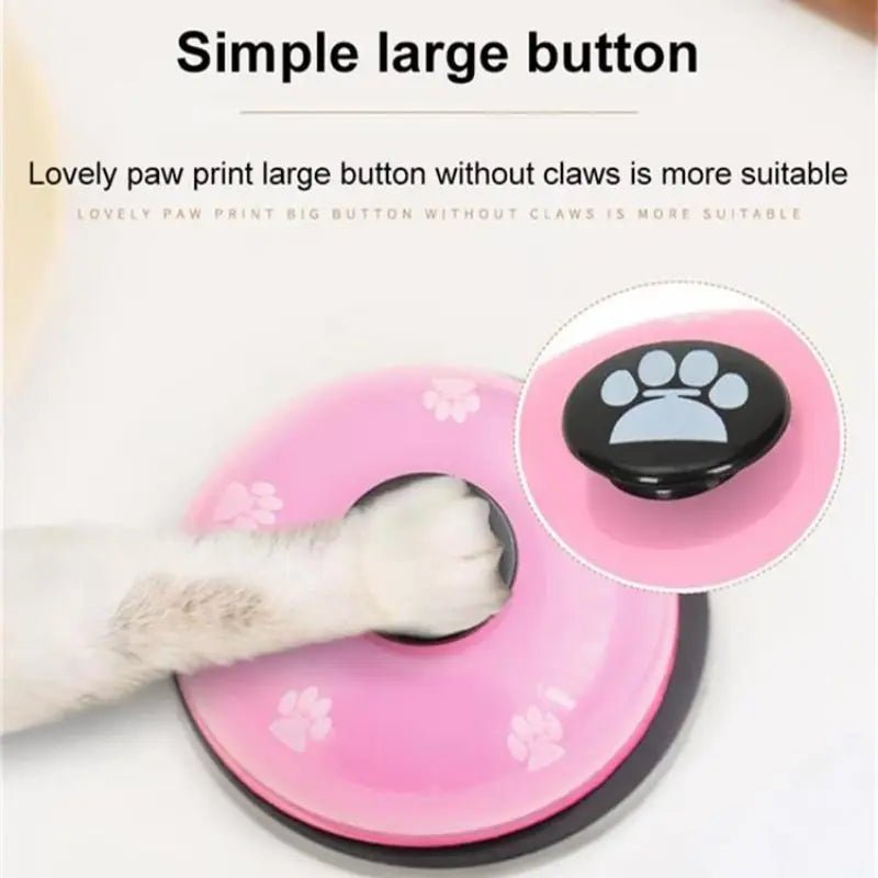 1pc Pet Toy Training Dinner Small Bell Footprint Dog Toys for Teddy Puppy Pet Call Puppy Accessories Pet Toys - Kenner House Emporium