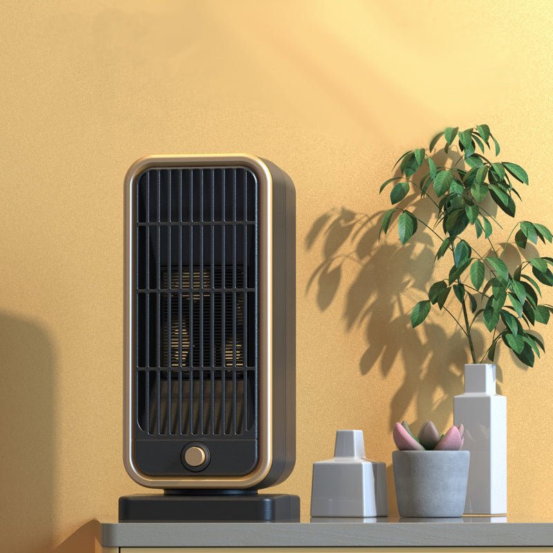 Quiet 500W Ceramic Electric Space Heater, Square Shape, 110 - 130V US Plug, No Energy Efficiency Rating, Tip - over Protection, Portable Heating Equipment for Bedroom, Living Room, Office - Kenner House Emporium