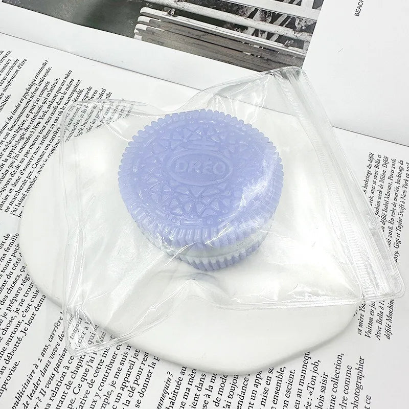 Squishy Handmade Silicone Cookies Fidget Toy Slow Rebound Stress Relief Pinch Decompression Squeeze Toy for Kids Holiday Gifts - Kenner House Emporium