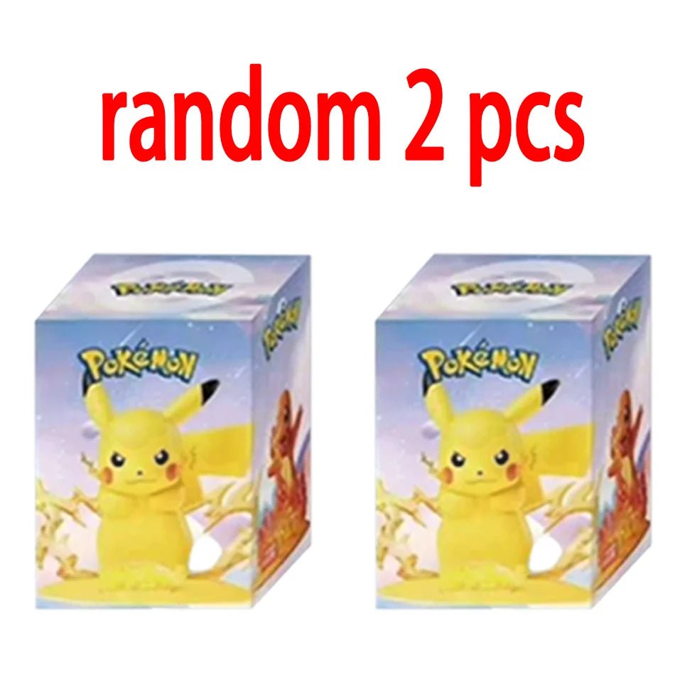 12 Pok é mon Action Dolls Pikachu Blind Box Anime Models Desktop Decorations Pok é mon Toys Children's Birthday Gifts - Kenner House Emporium
