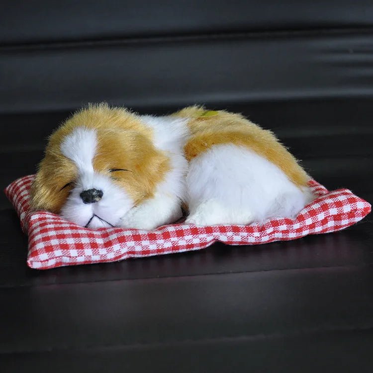 Stuffed Plush Toys Children Lovely Simulation Animal Doll Sleeping Dogs Toy with Sound Kids Toy Decorations Birthday Gift - Kenner House Emporium
