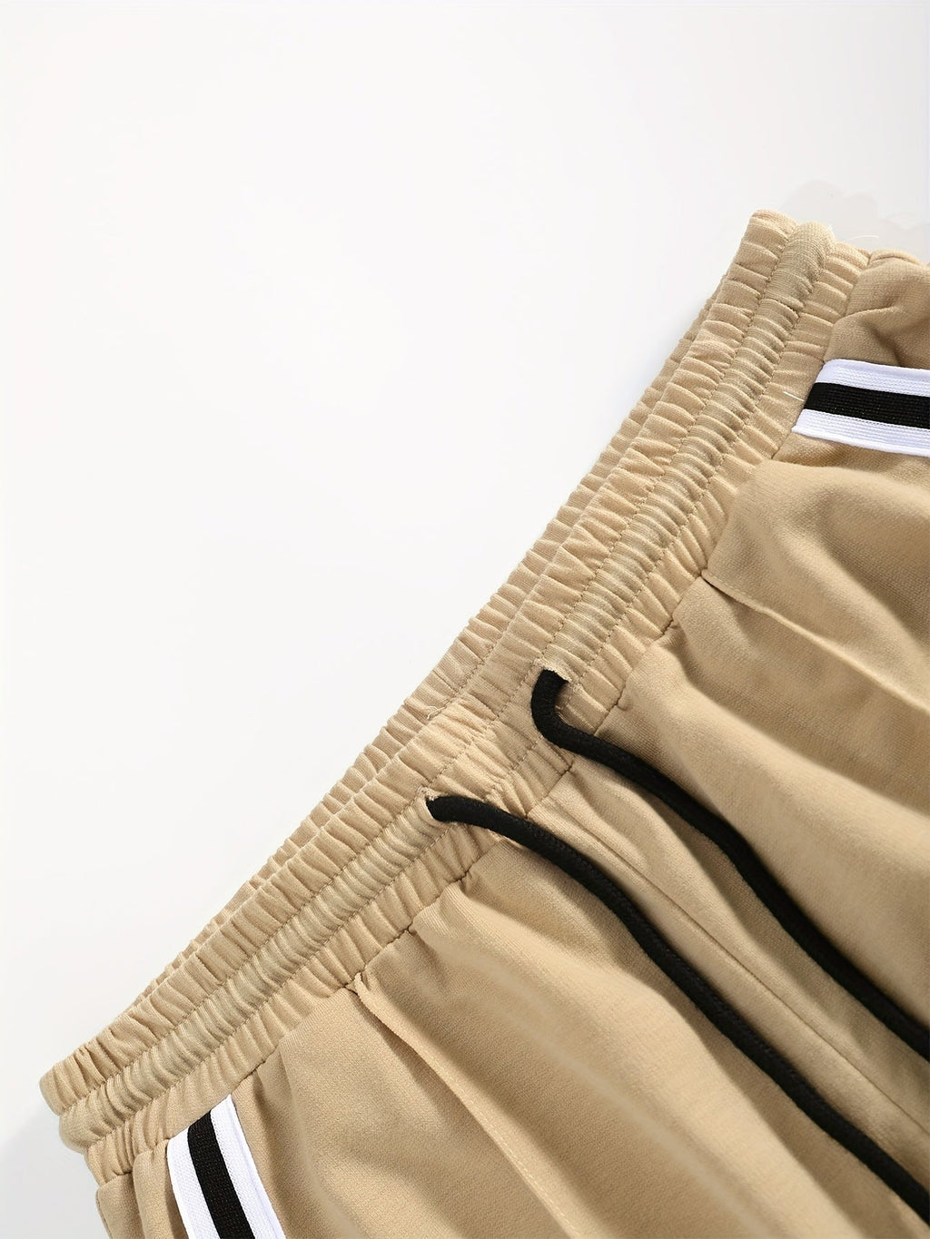 Men's Short Sleeve T-shirt & Drawstring Shorts 2pcs Casual Sports Regular Tee Top Pants Suit Outfits For Spring Summer, As Gifts - Kenner House Emporium