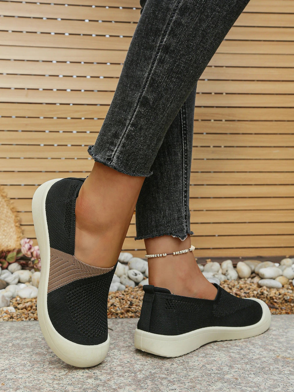 Women's shoes summer 2026 Single Shoes Dual - Tone Breathable Design Petite Fragrance Style Comfortable Footwear shoes woman - Kenner House Emporium