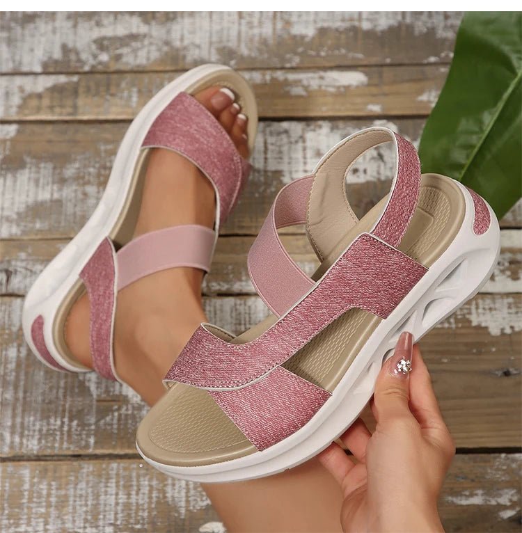 Women's Sandals Casual Summer Women Sandals Soft Heels Sandalias De Mujer 2025 New Summer Shoes Woman Mix Color Footwear Female - Kenner House Emporium