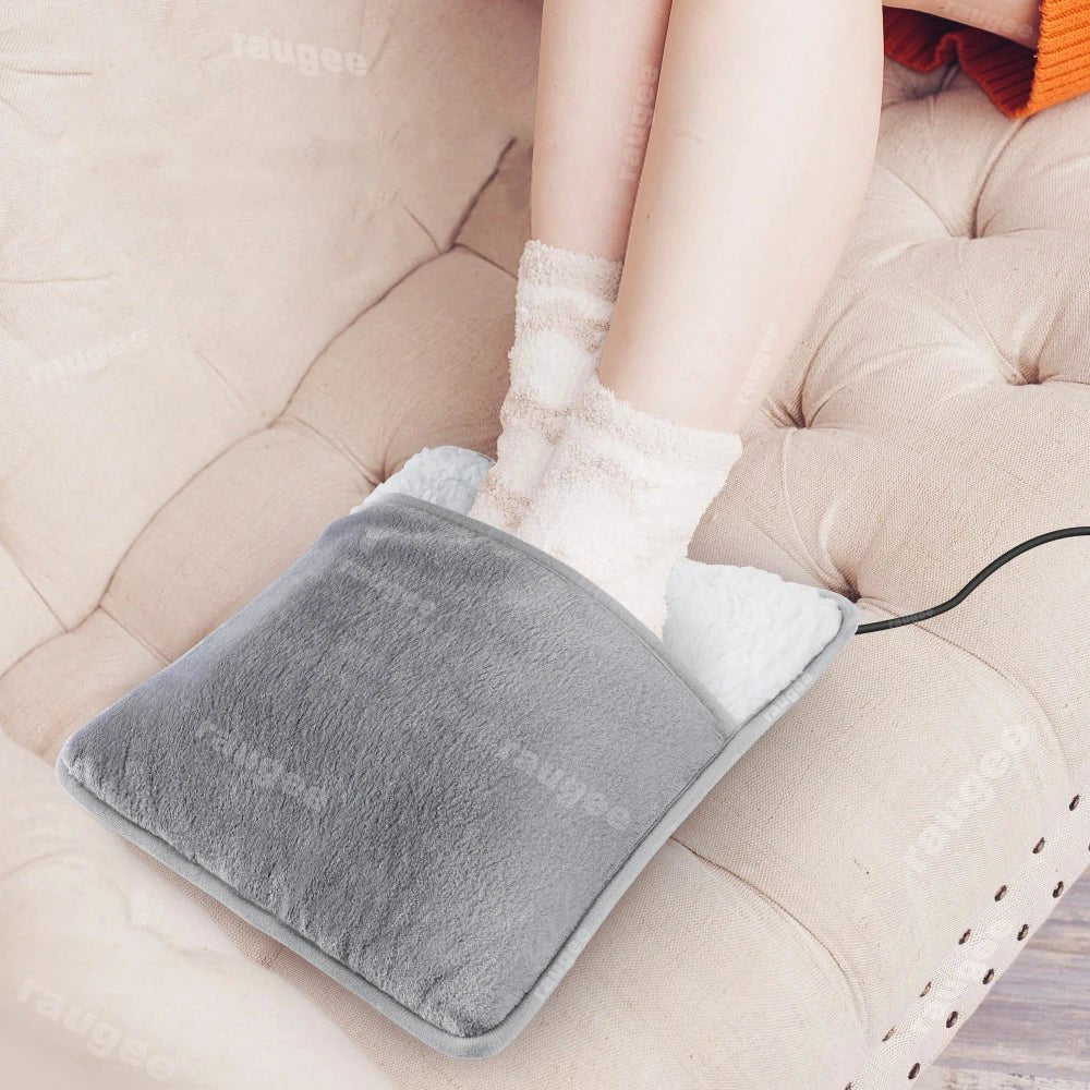 Foot Warmer Winter Electric Foot Heating Pad Soft Flannel Washable Foot Warmer Constant Temperature Heating Foot Warming Mat - Kenner House Emporium