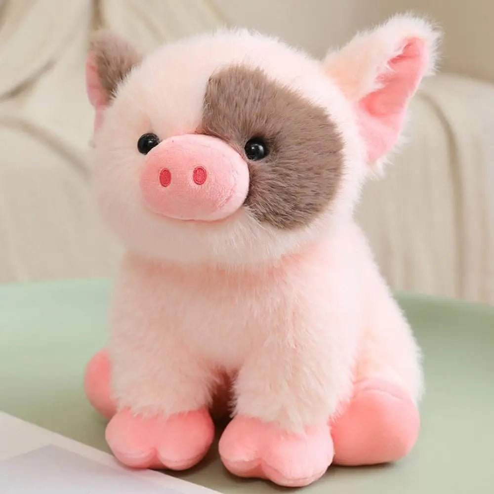Stuffed Animals 8 Inch Cute Swine Toy Cuddly Animal Throw Pillow for Baby Girls Kids Birthday Halloween Home Bedroom Sofa Car - Kenner House Emporium