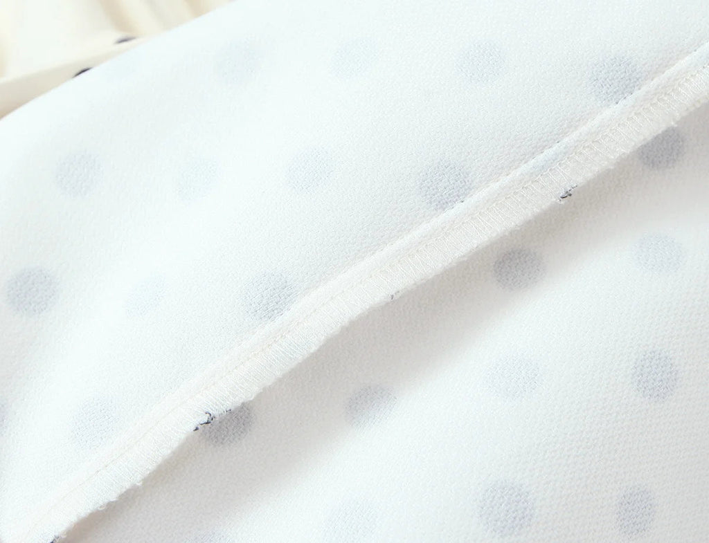 YENKYE New 2026 Women Bow Tie Short Sleeve Polka Dot Dress Sexy Pencil Mini Vestidos - Kenner House Emporium